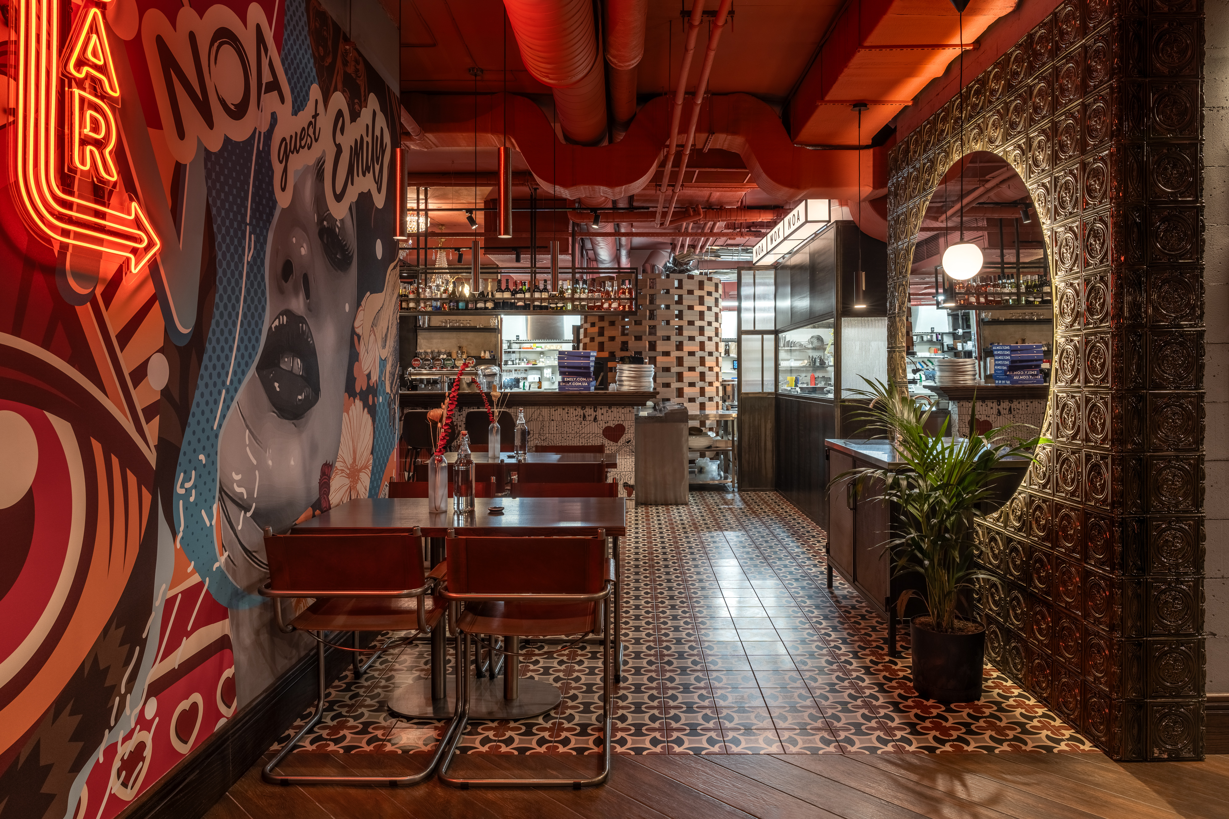 NOA guest Emily餐厅室内设计丨乌克兰-6