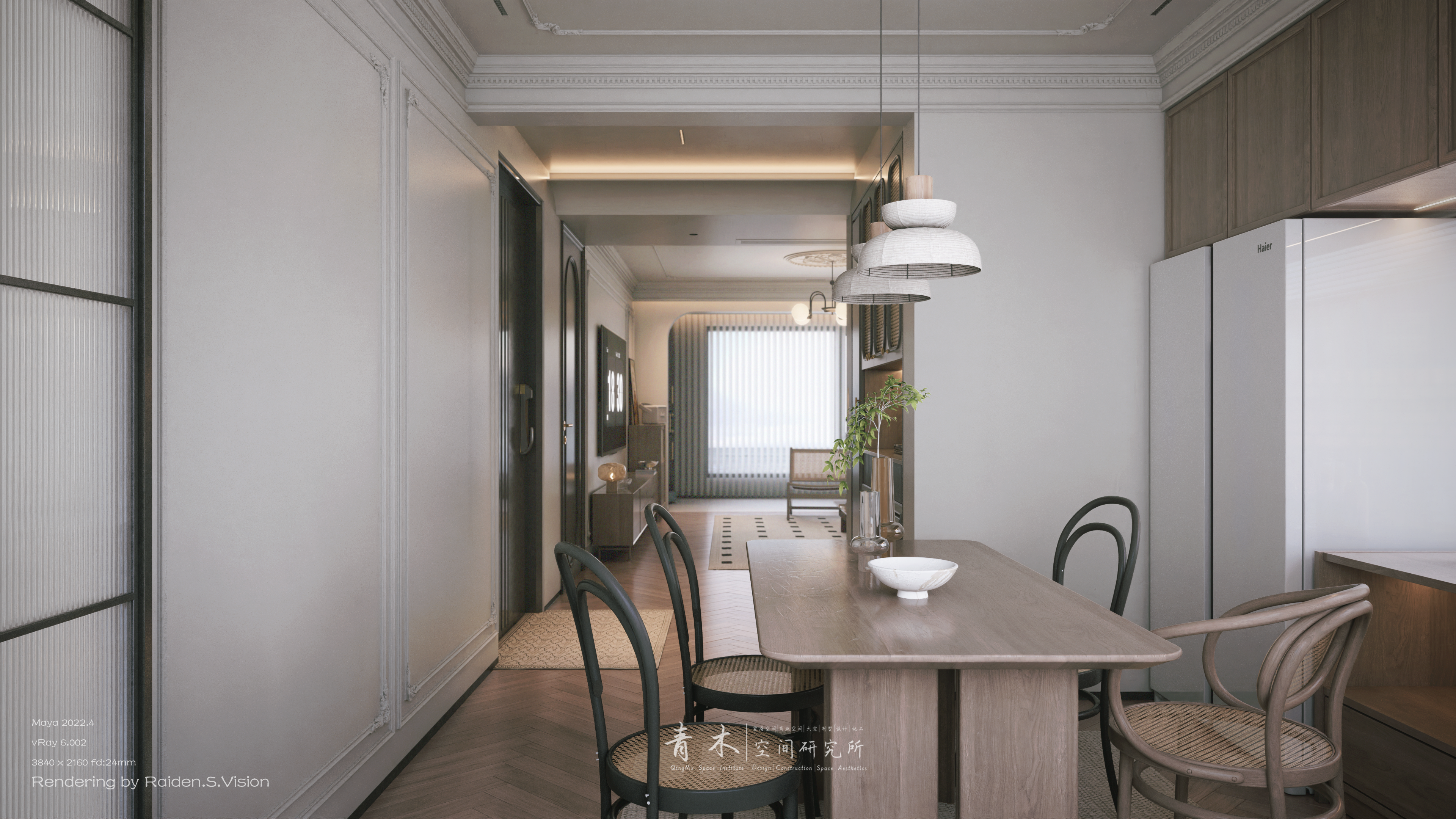 法式复古家居空间设计丨中国阜阳丨青木空间研究所-44