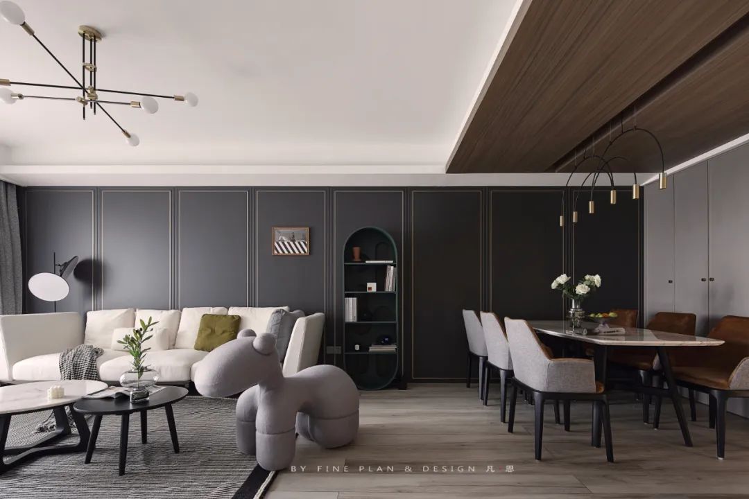 贵阳现代私宅设计 | 简约温馨,空间灵动-33