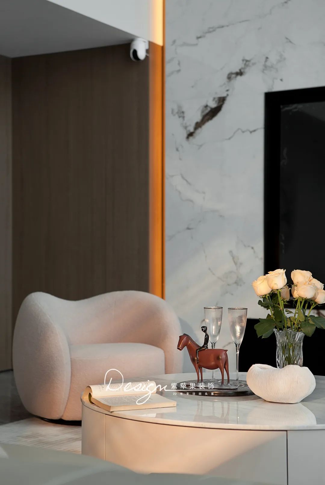 350㎡顶层复式,轻松拿捏墅质生活丨中国海东丨紫苹果装饰-21