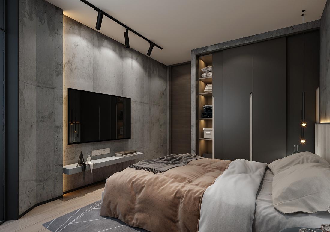 现代工业风打造别样的家-4