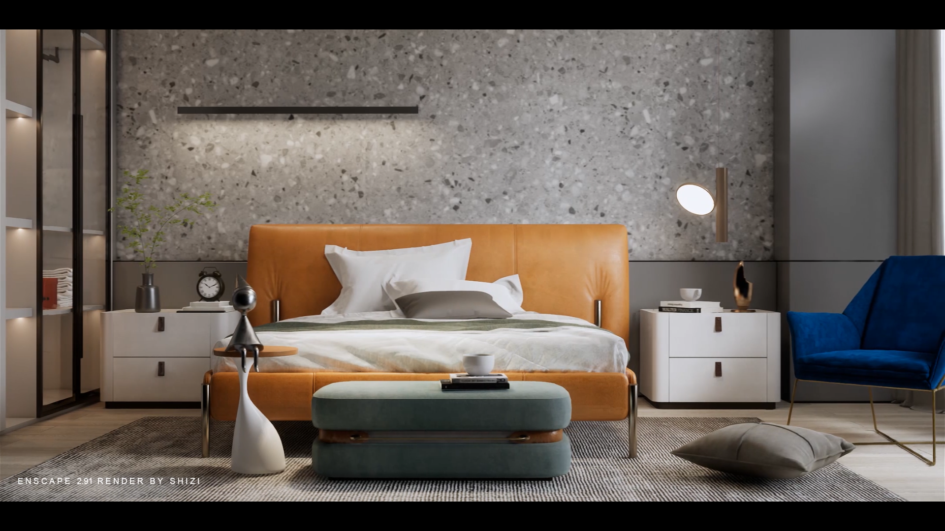 SU&Enscape 现代空间动画-9