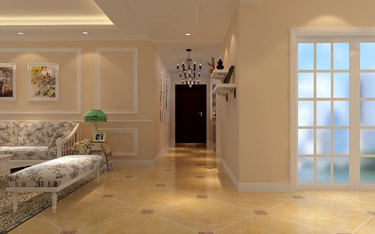 140平三居室欧式田园风 女主人的小碎花情节-7