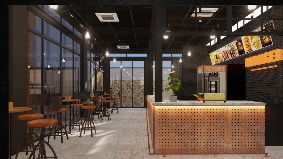 BURNGER 餐厅  雅加达丨印度尼西亚雅加达丨PT. Nusa Multi Dimensi-40