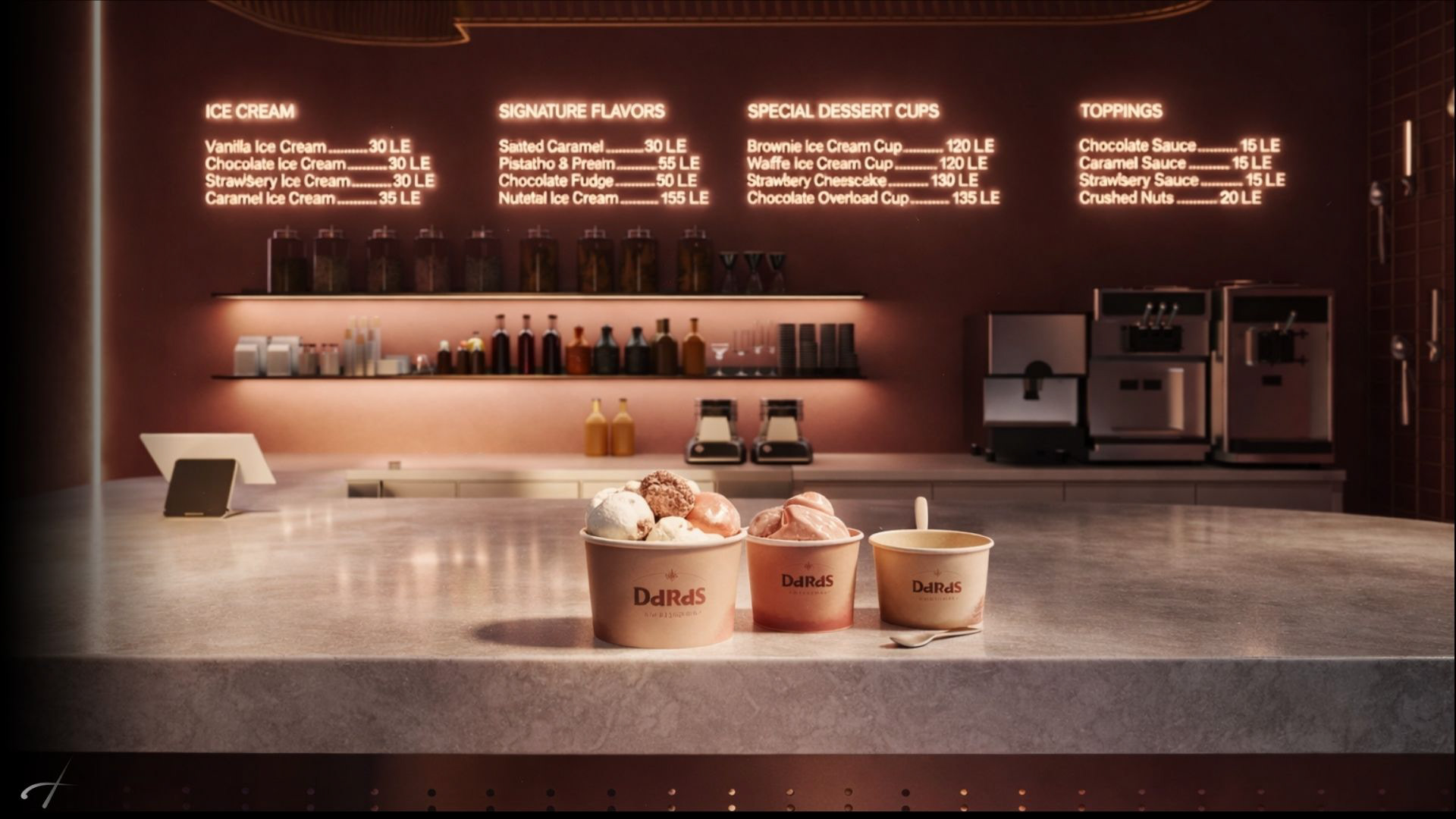 Ice Cream Shop Interior Design-2