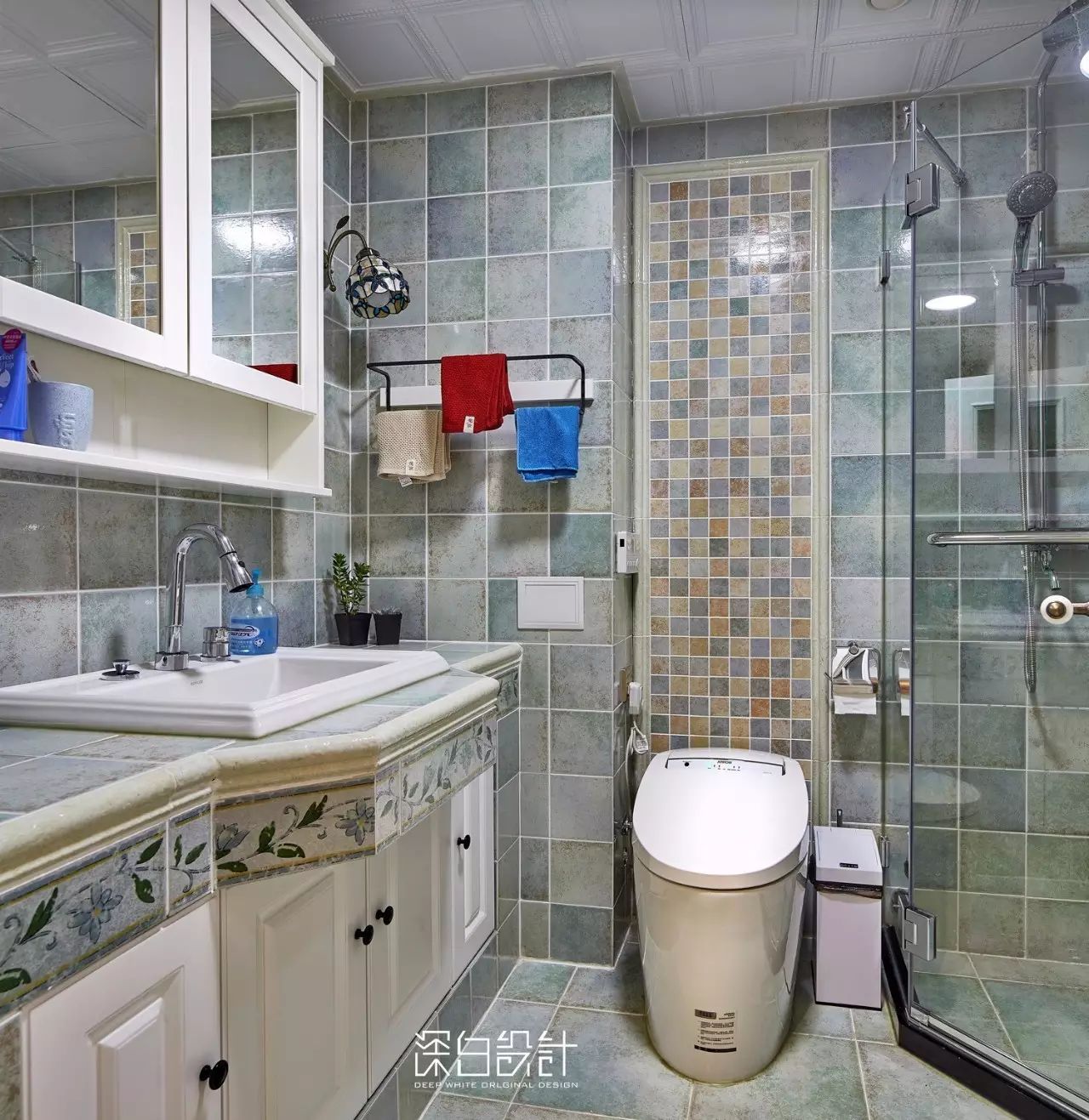 天津 130 平美式休闲空间 | 自由舞动的 DeepWhite Design-33