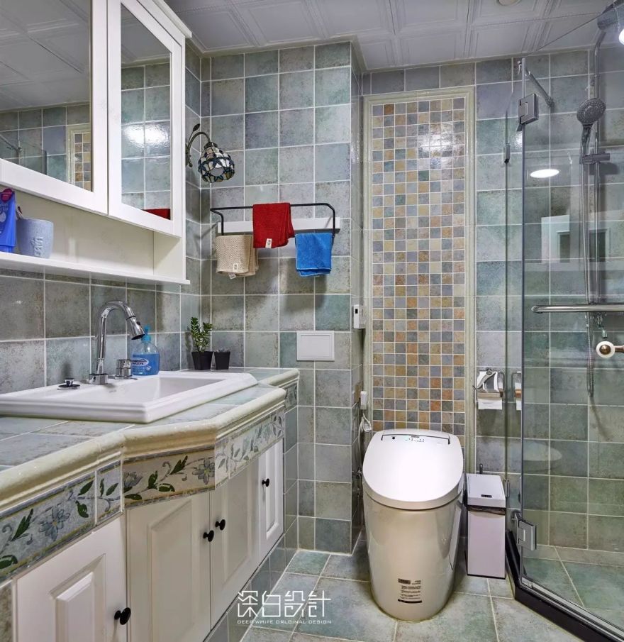 天津 130 平美式休闲空间 | 自由舞动的 DeepWhite Design-33