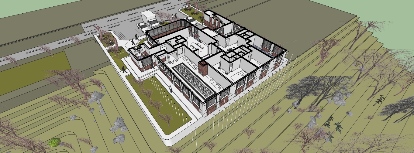 悬崖上的绿色环保别墅-21