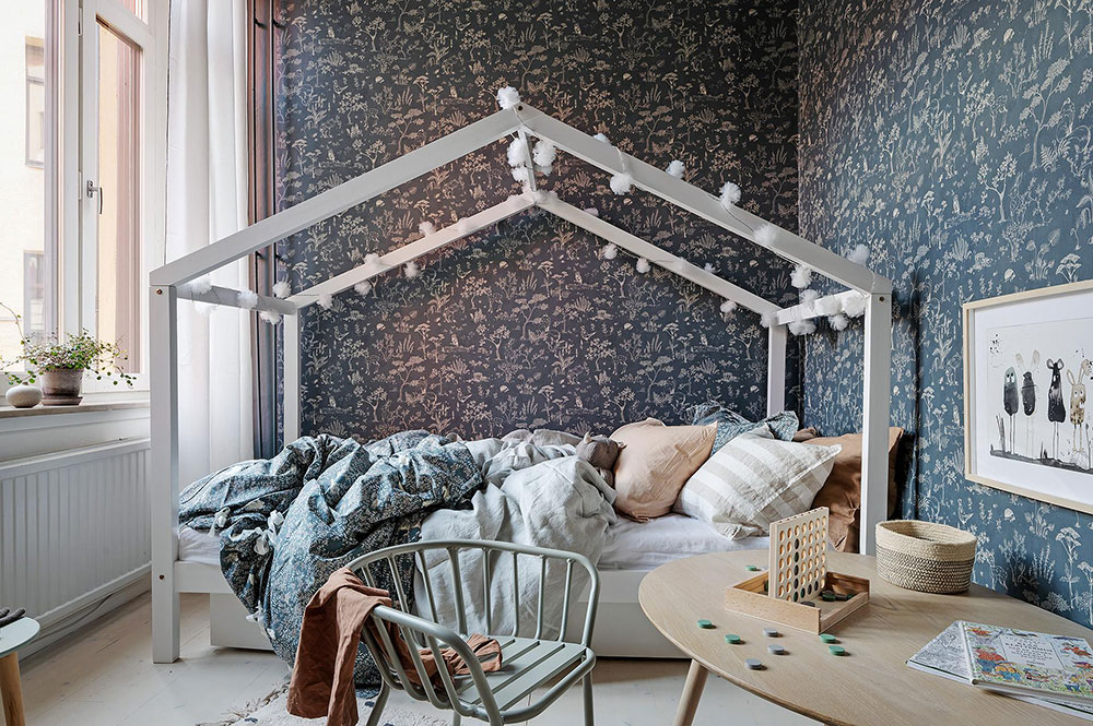 温馨时尚的 80 平米斯堪的纳维亚风格公寓-23