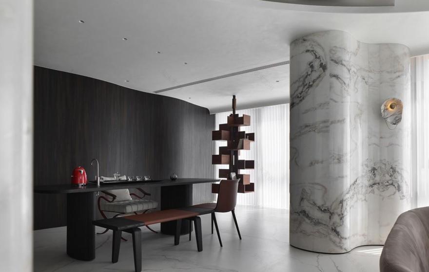 泉州万科城湾壹号260㎡大平层丨中国泉州丨执著设计-13