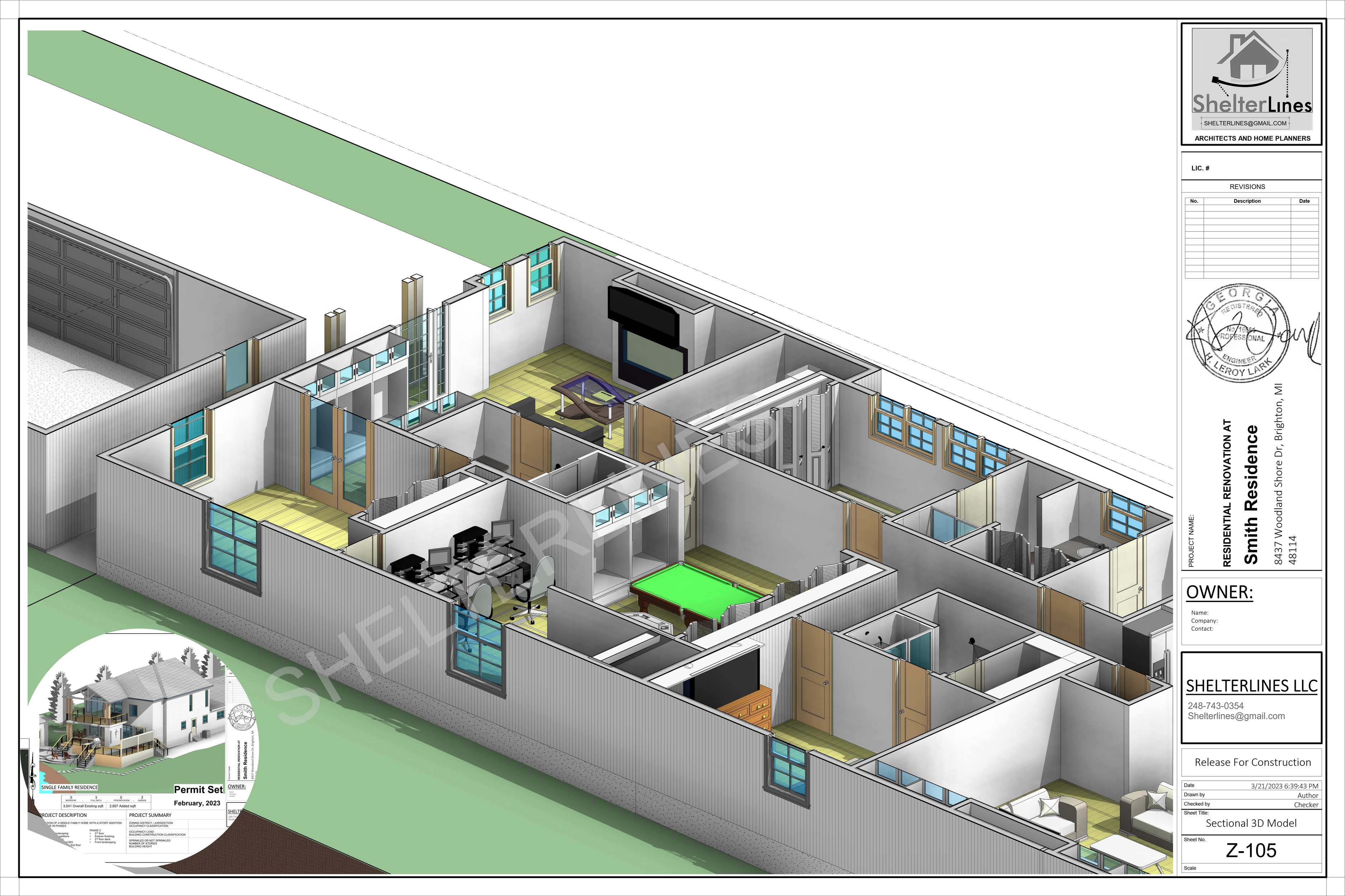3D MODELING AND RENDER FOR SECOND STORY ADDITION-5