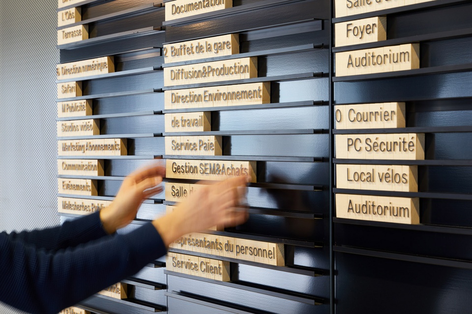 世界报总部大楼标识系统设计丨法国巴黎丨Snøhetta-29