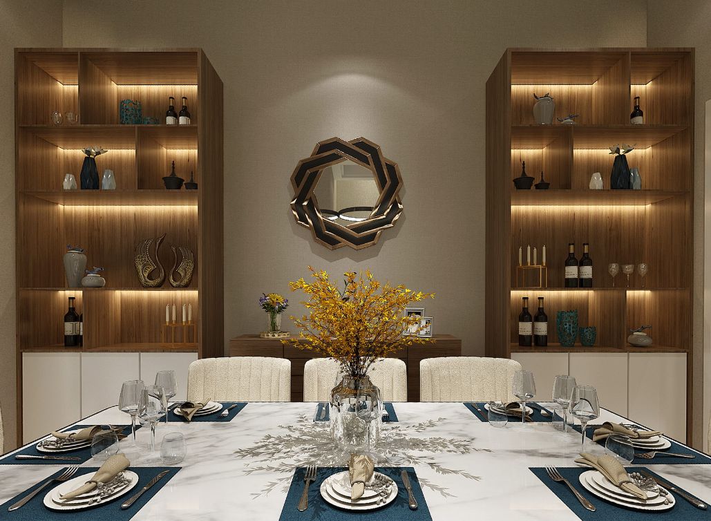 龙湖听蓝湾 144m²混搭复式,复古与现代的完美交融-39