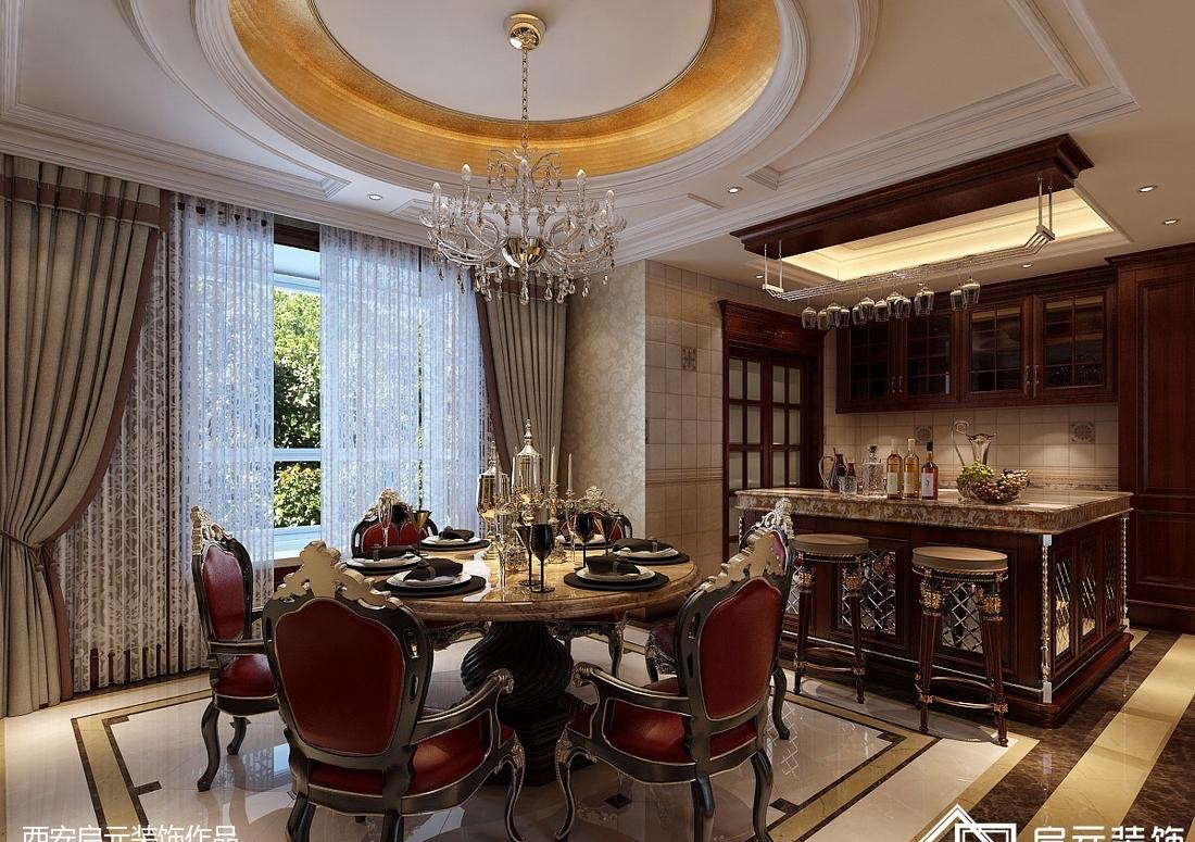 西安启元装饰打造古典欧式家居风格-6