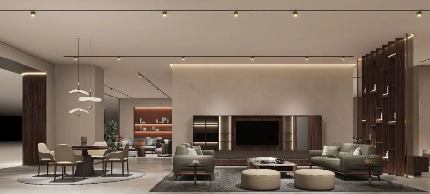 华师傅家居简意系列形象展厅丨中国东莞丨TSINSIN 全线品牌设计,素琢软装-14