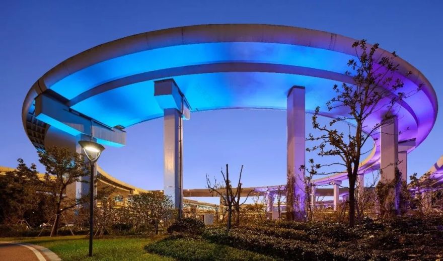 光联南北,夜美静安 | 新静安南北高架照明设计赏析-18