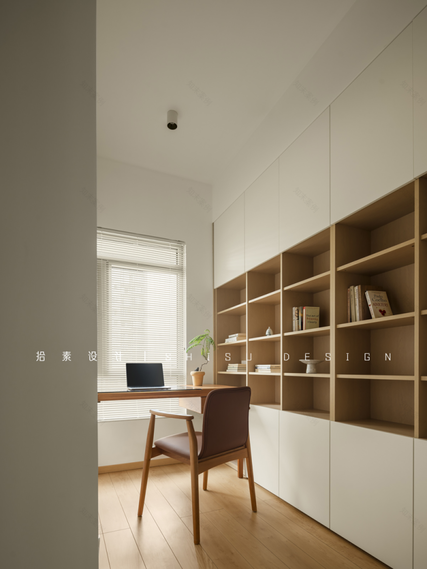 日式原木风平层设计丨拾素设计-74