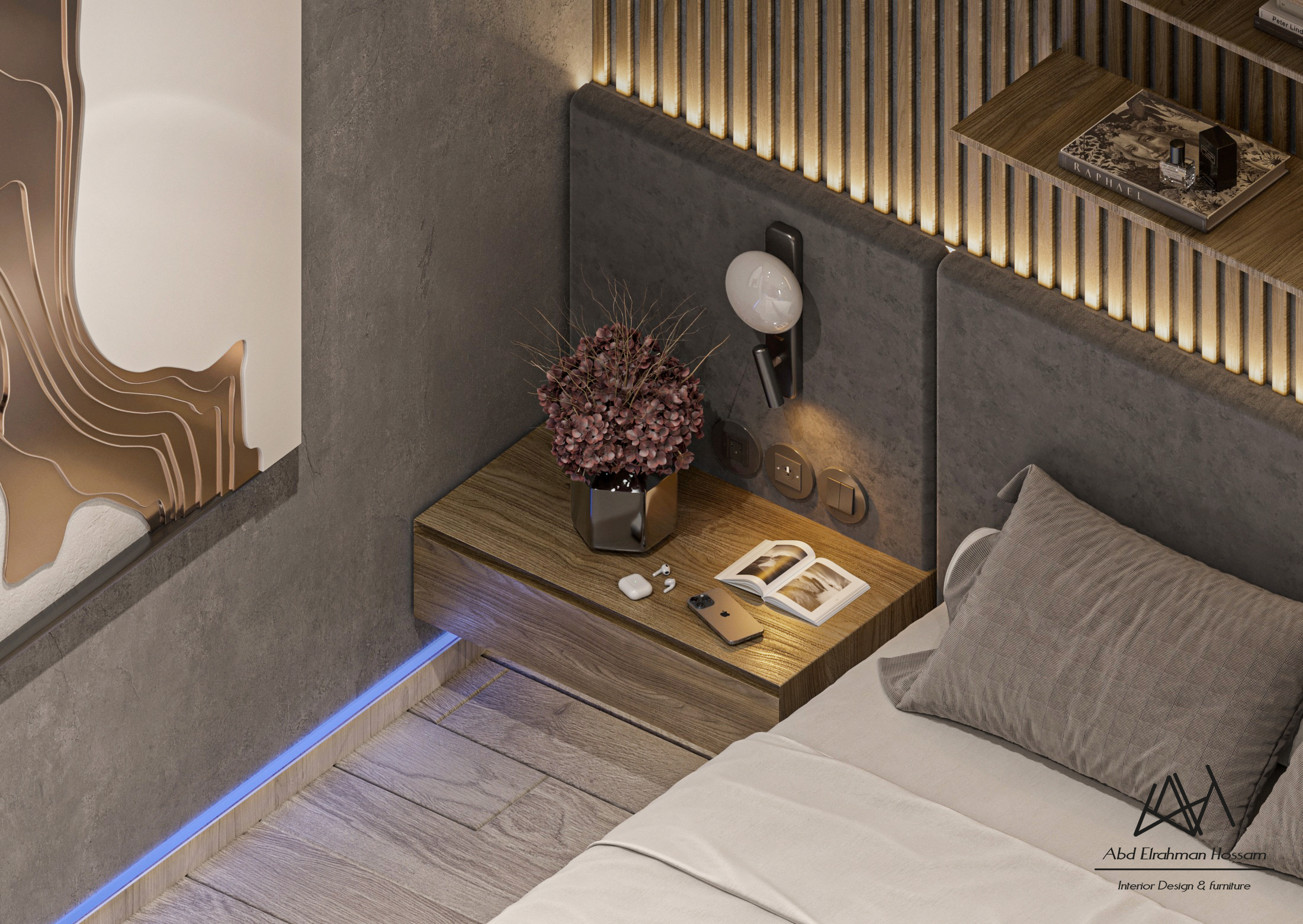 黑色卧室丨沙特阿拉伯-4