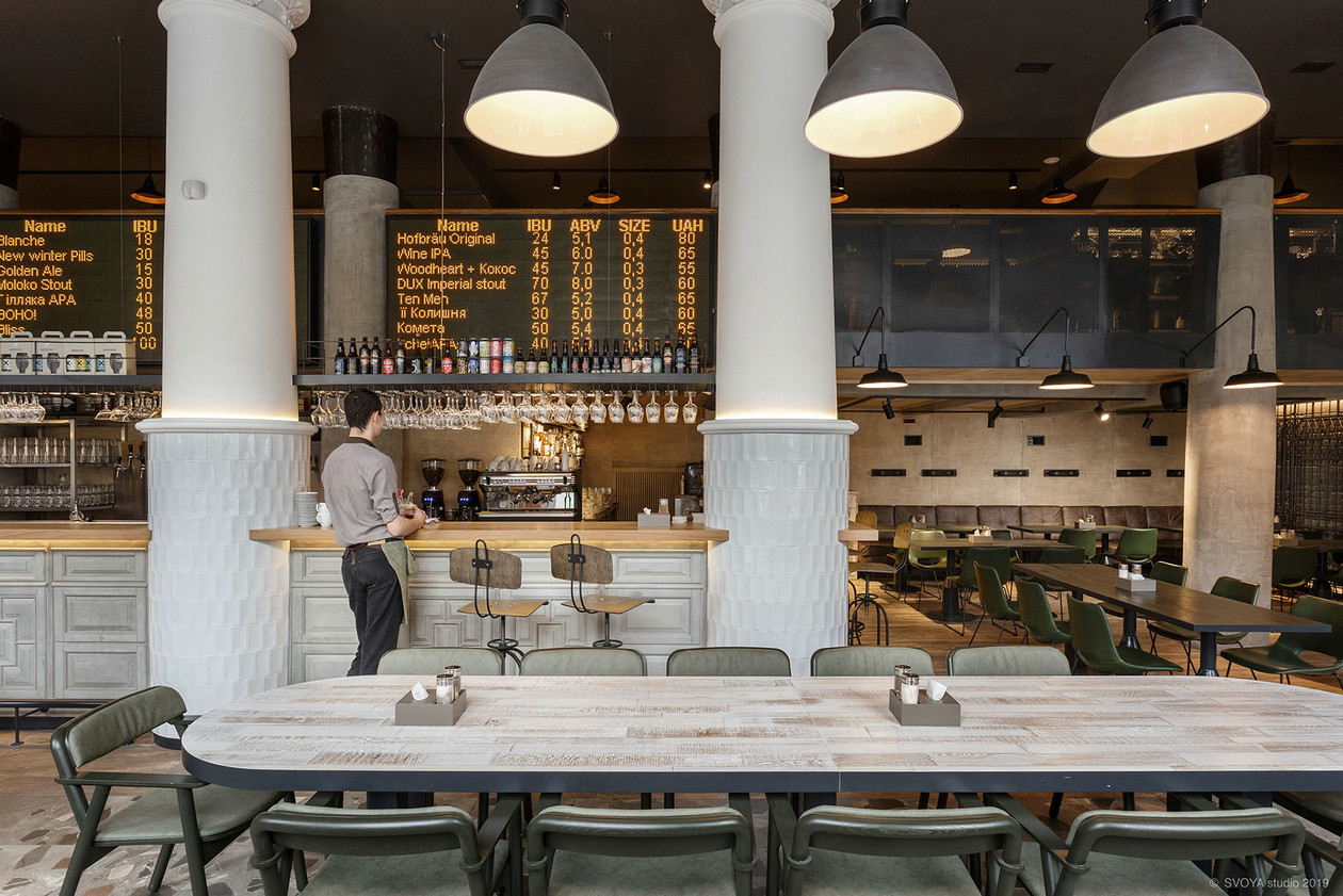 斯大林帝国建筑中的创新啤酒餐厅设计-9