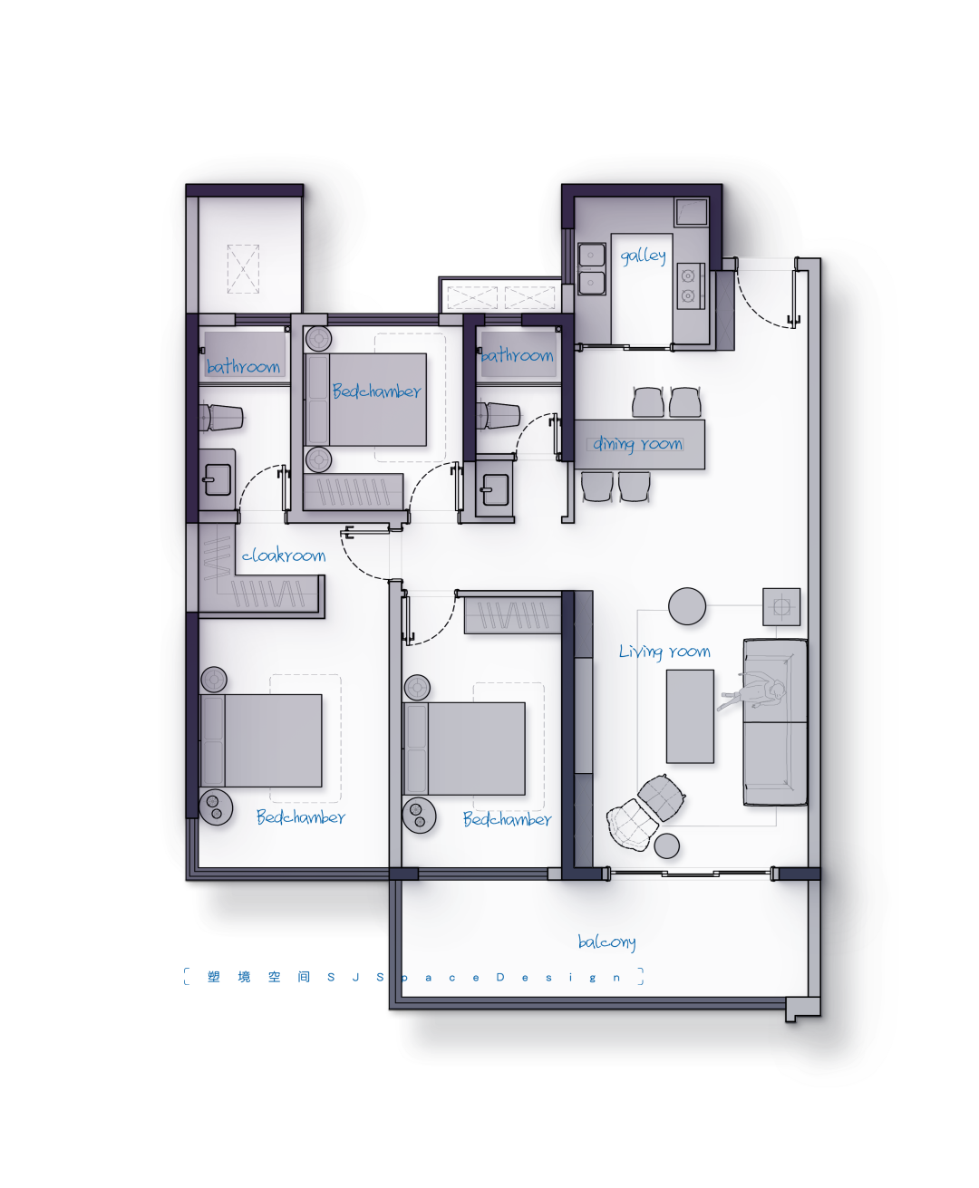 清水涟漪中的灵魂共鸣·广州塑境空间设计案例丨中国广州丨塑境空间设计工程有限公司-1