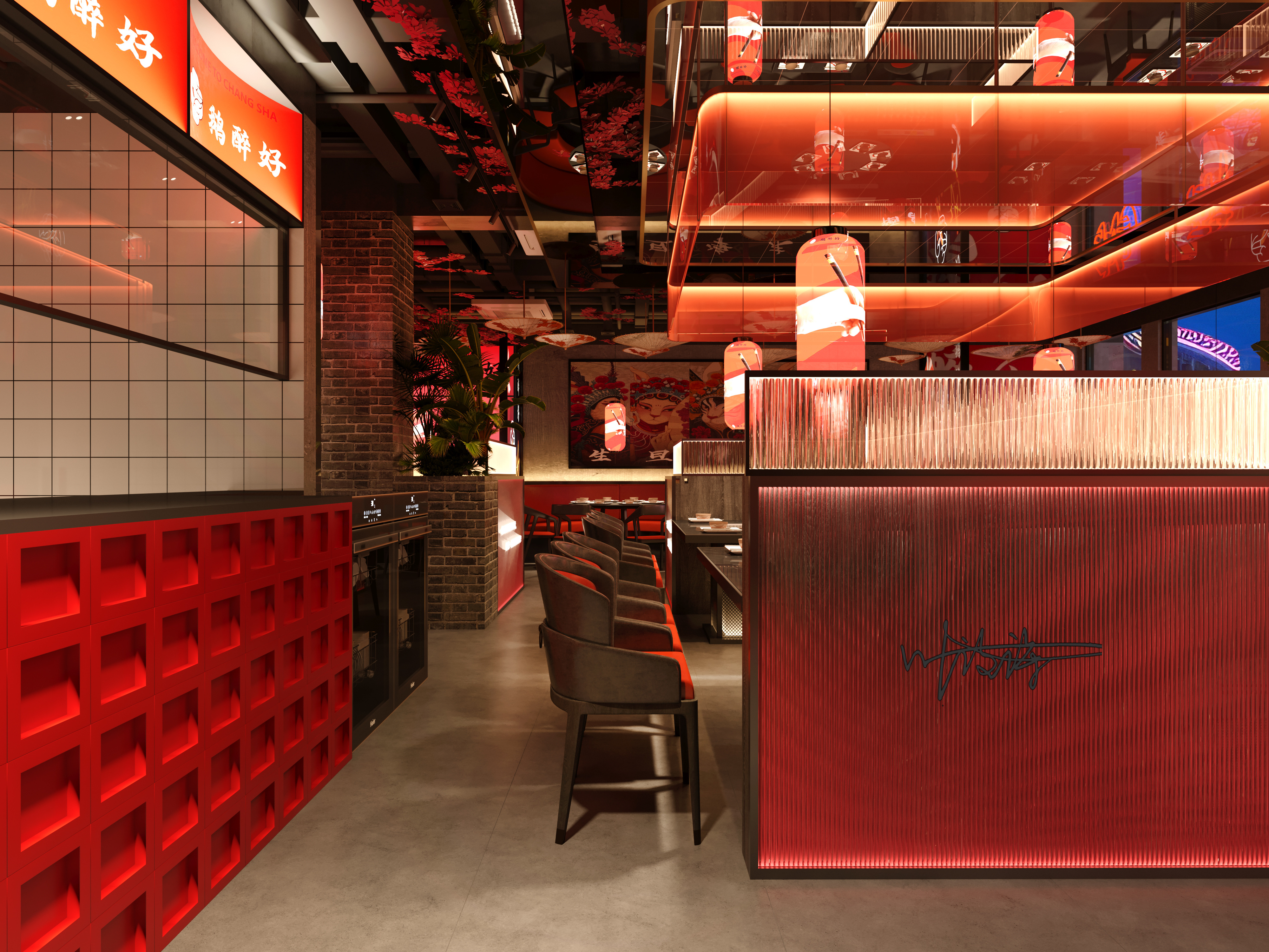 风美学|中式火锅店设计-7