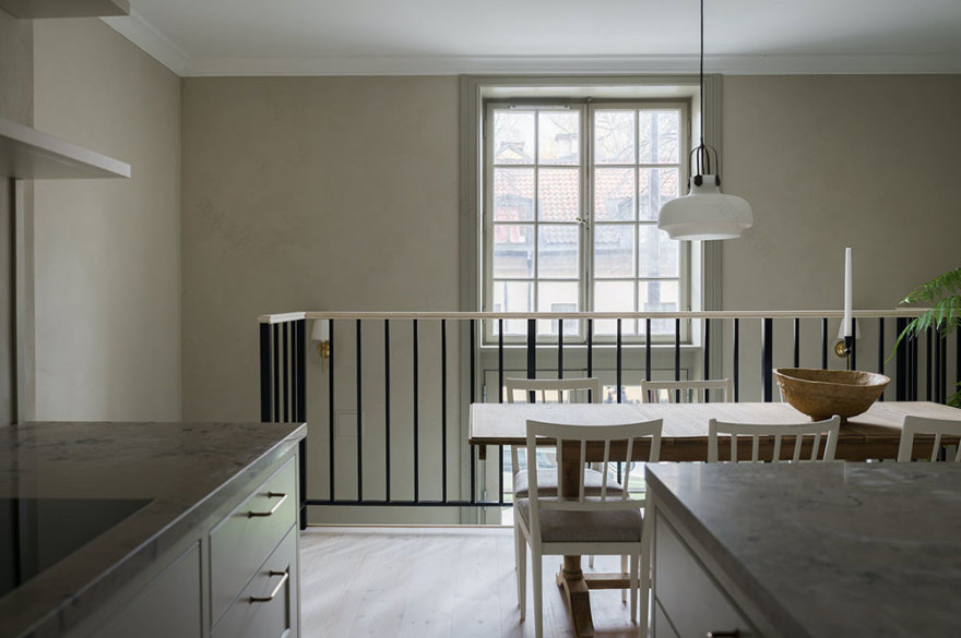 斯德哥尔摩独特两层公寓的极简魅力-12