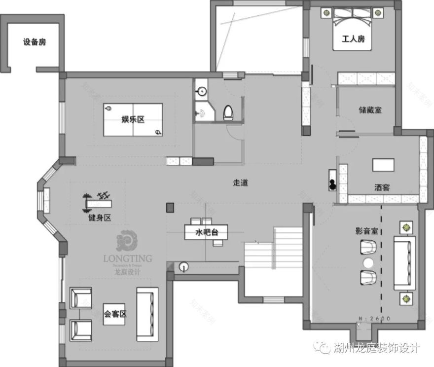 太湖阳光假日法式宫廷风别墅设计-38