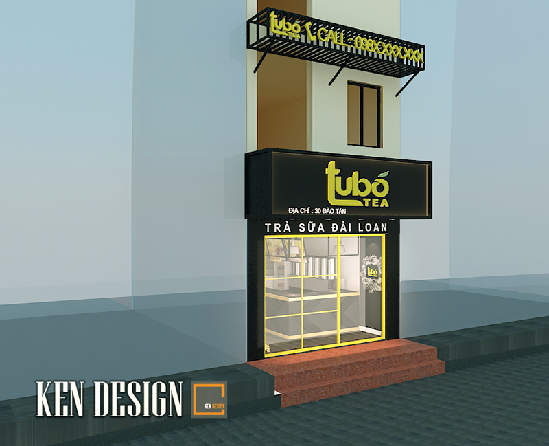 Tubo Tea  现代简约奶茶店设计丨越南河内丨Kendesign公司-6