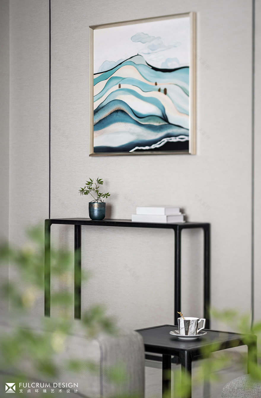 绿地金融国际现代简约风住宅设计丨艺境陈设软装-11