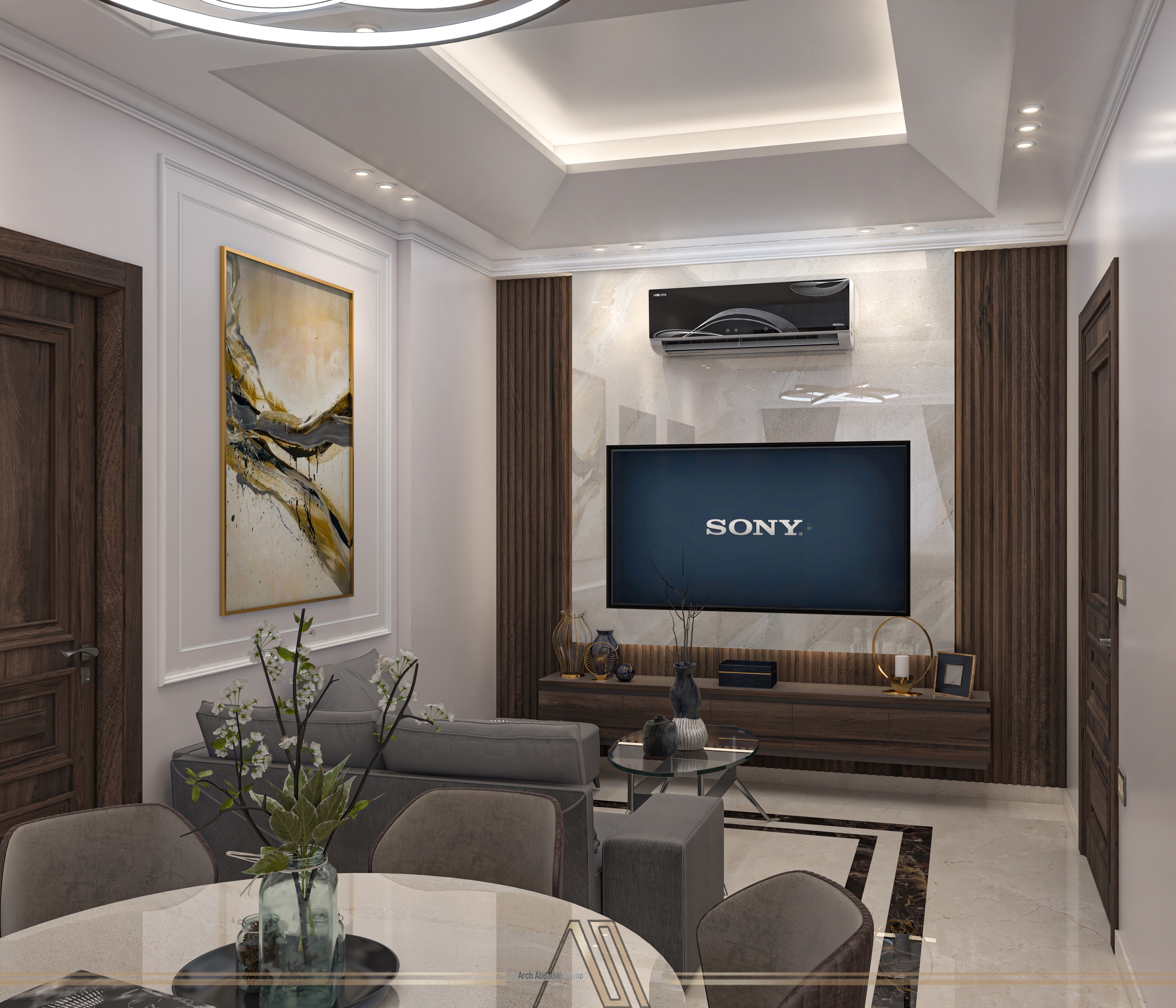 Project 45 家居设计客厅丨叙利亚大马士革丨Samo Design Arcade-6