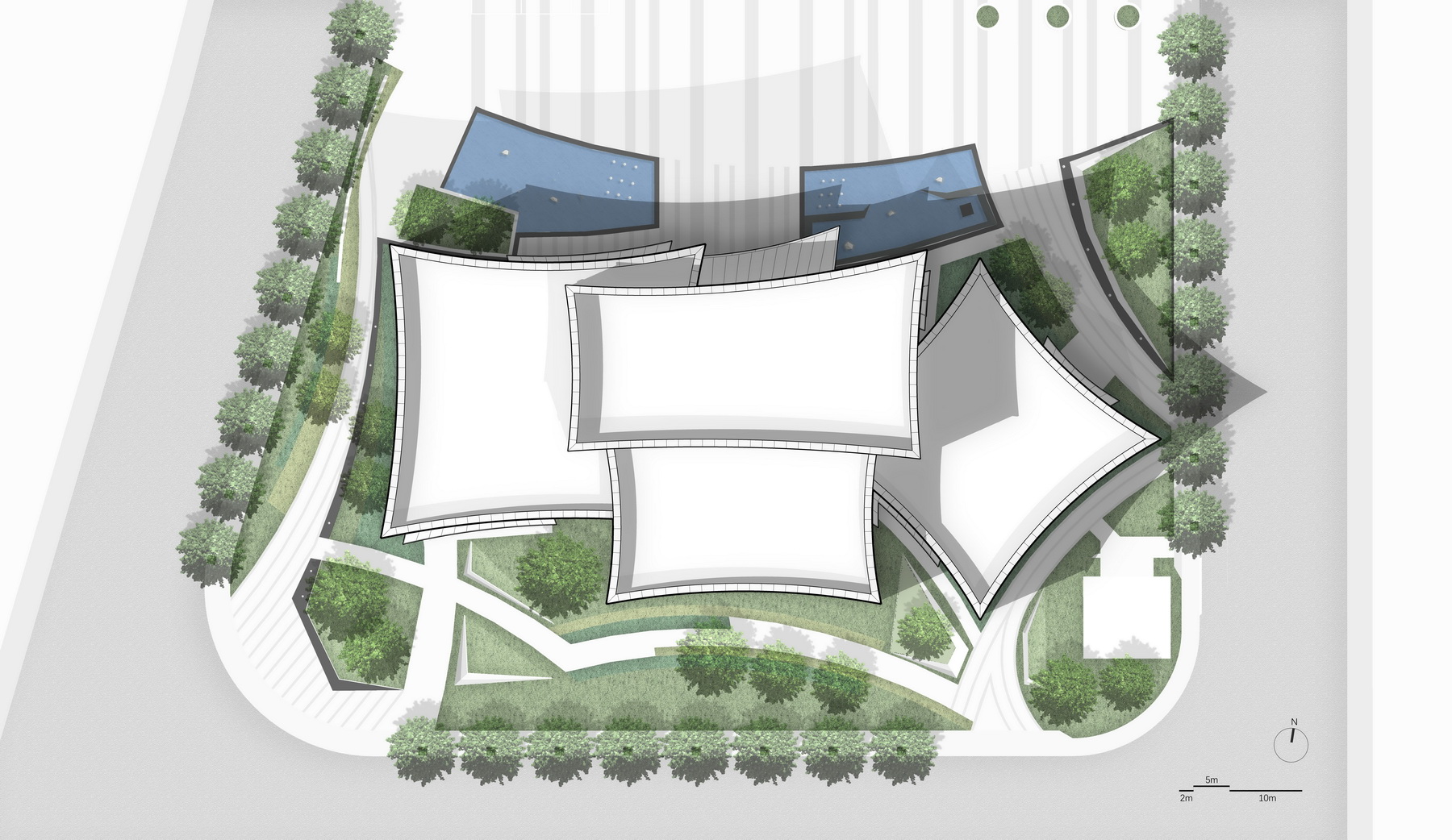 张家港绿地·高铁新城展示中心丨翰方设计-38