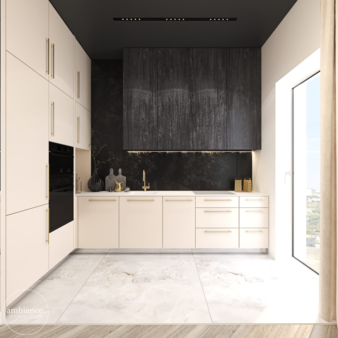 现代经典风带酒红色调室内项目丨波兰埃尔布隆格-11