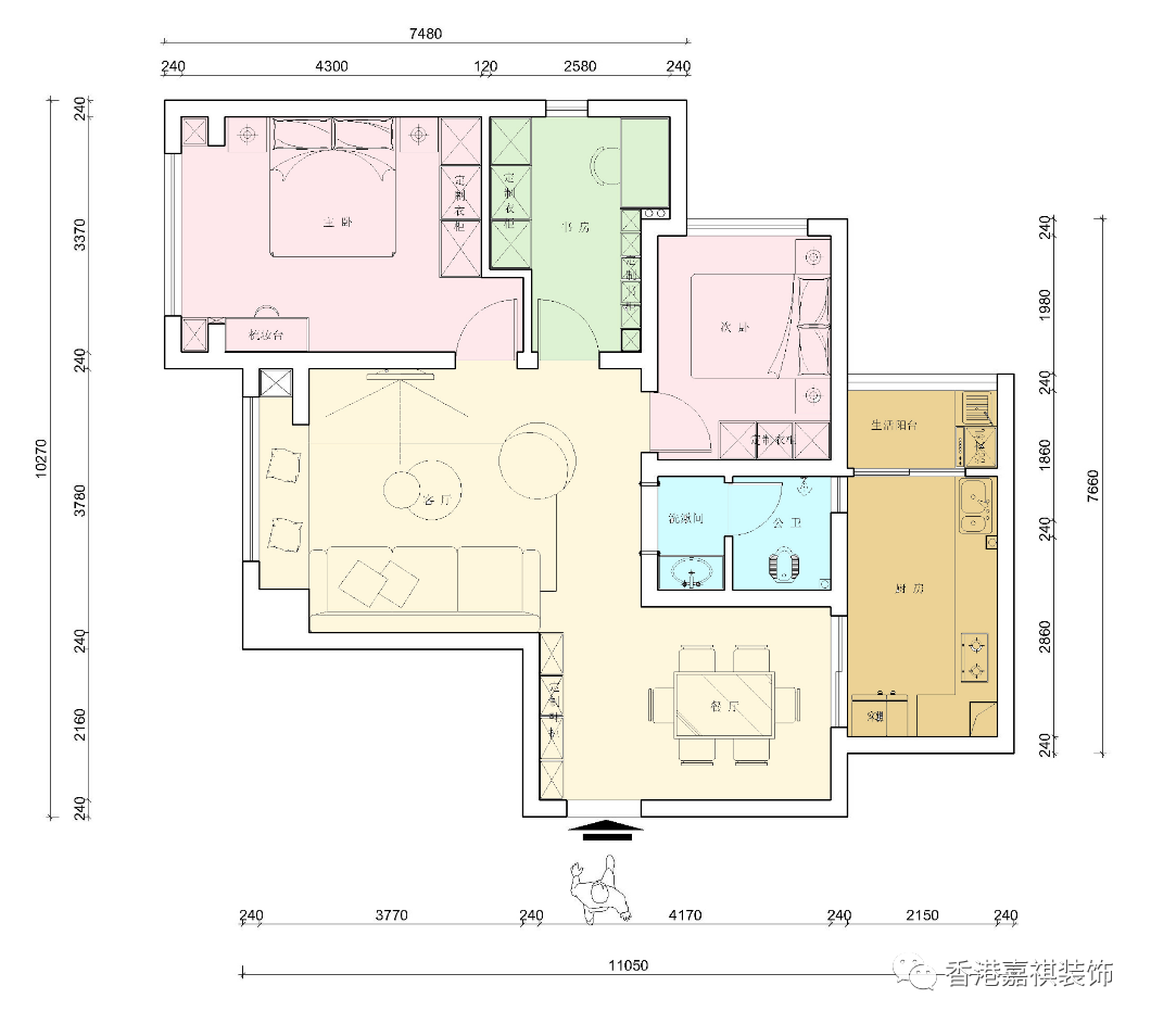 四栋户型设计案例-90