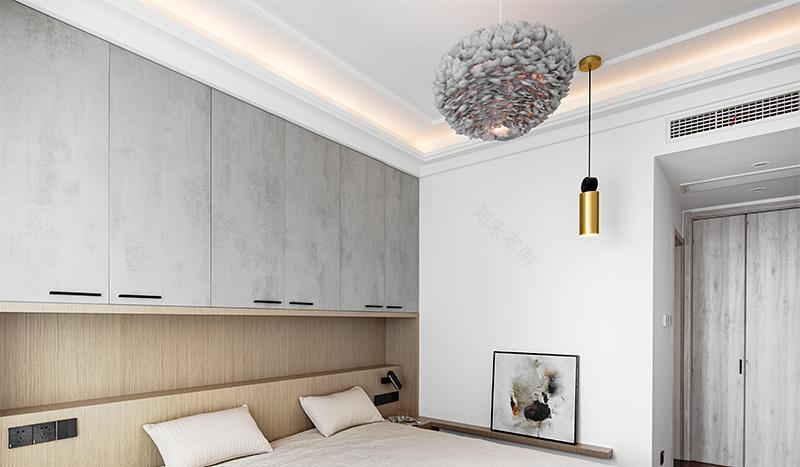 理想生活平层设计 | 温馨简约,原木与灰白的灵动空间-18