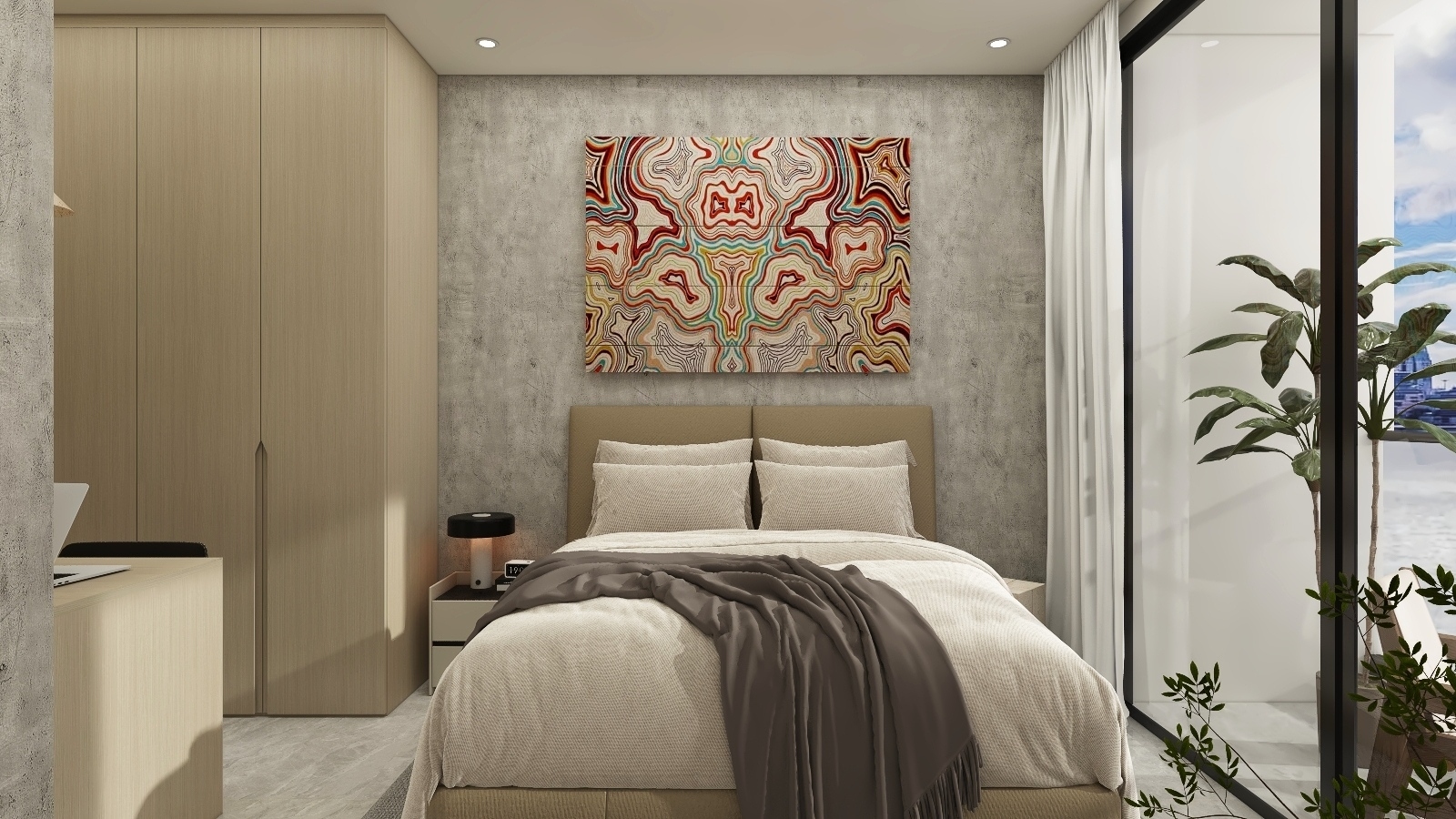 The Club Interior Design. Airbnb Project.-10