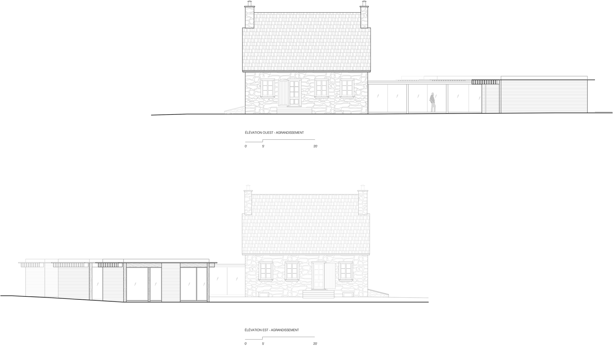 欧贝之家(注:Maison常见作房屋、住宅等意思,Aubé一般作姓氏,这里结合常见表达意译为欧贝之家 ) 丨加拿大丨YH2 Architecture-47