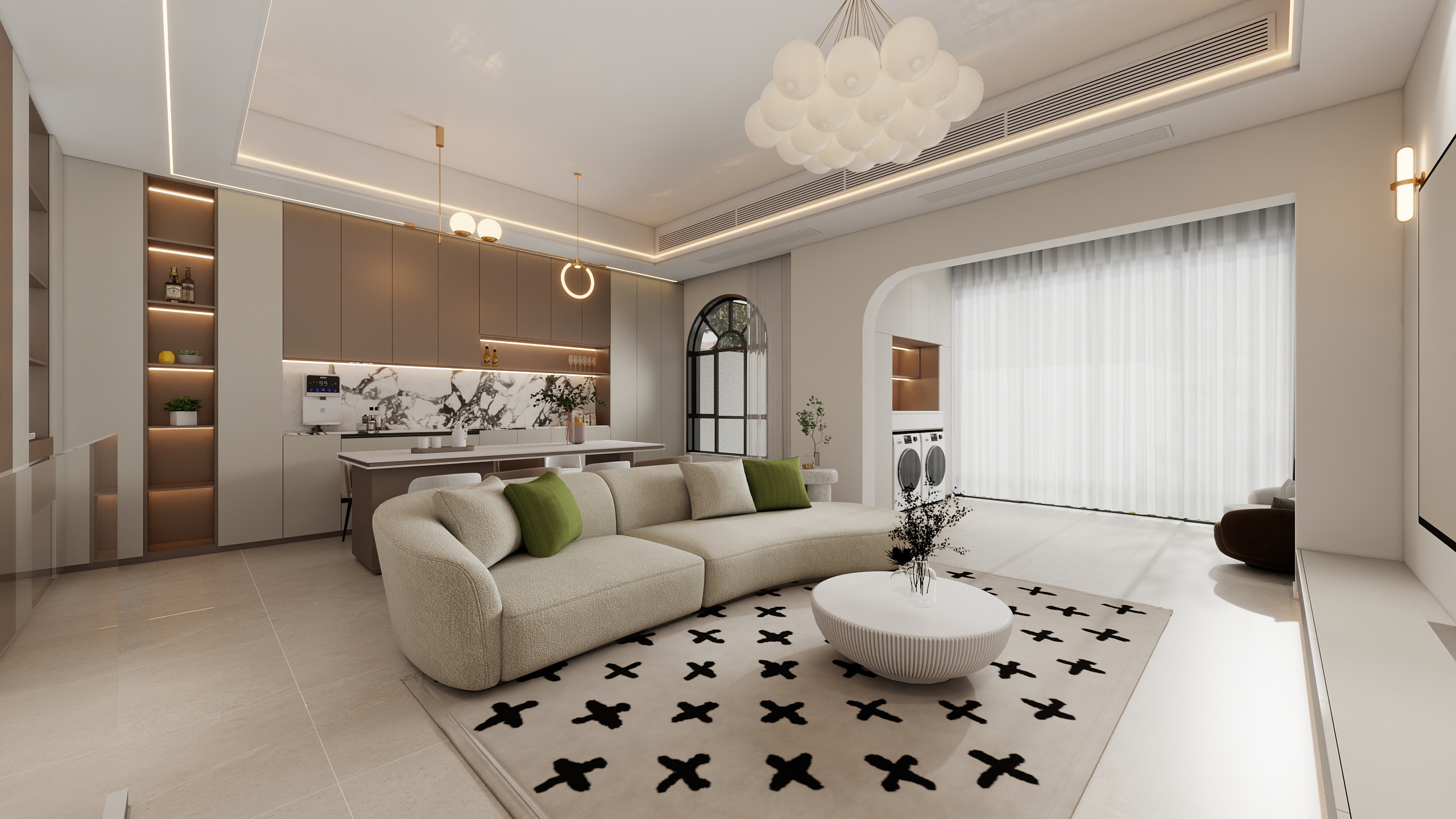 四川崇州嘉裕第六洲斑斓屿（436平方现代简约别墅）-4