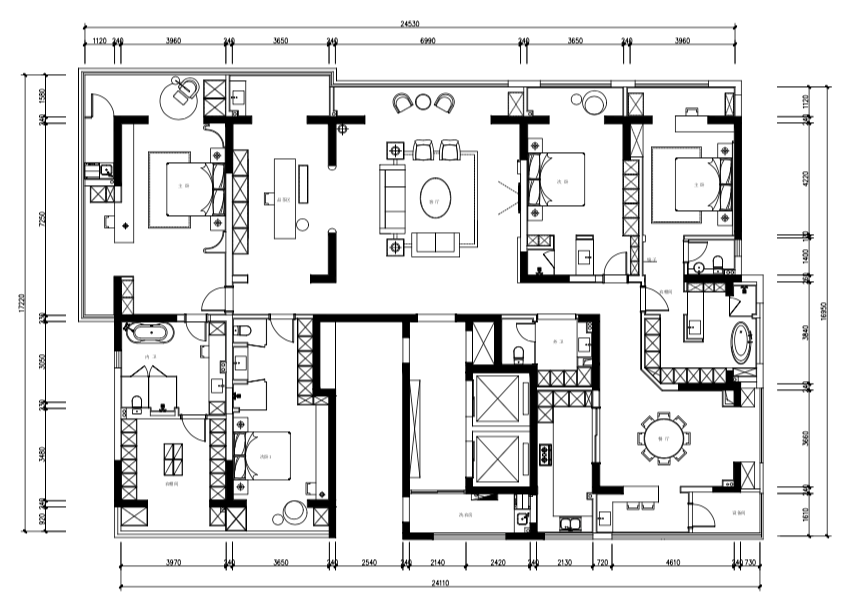 江阴敔山湾 400㎡輕奢大宅丨中国江苏丨CD·HOME DESIGN-84