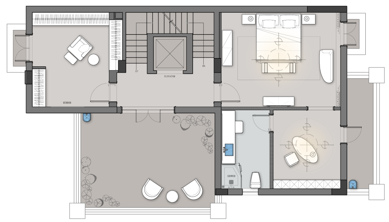 杭州钱塘江畔诗意别墅丨中国杭州丨尚层装饰(北京)有限公司-49