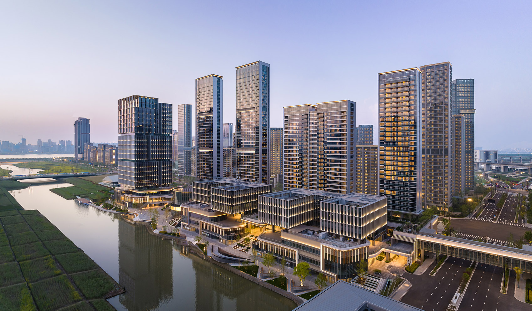 杭州亚运村万科日耀之城滨水商业项目丨中国杭州丨HKS-132