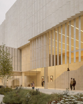 This week BIG revealed a trio of luxury rammed-earth villas in Japan