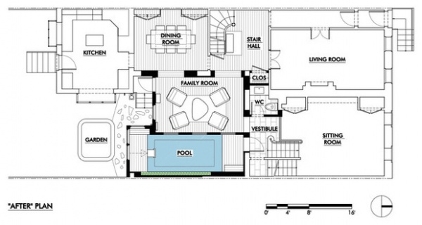 费城现代泳池住宅翻新丨美国费城丨Rasmussen,Su Architects-33