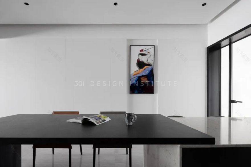 极简黑的魅力 · 广州番禺区的冷静之家丨中国广州丨301 设计研究所-17