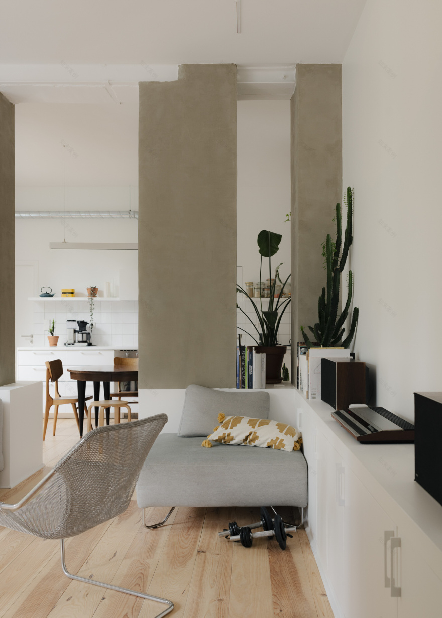 紧凑的巴黎阁楼丨法国巴黎丨PS Studio-18