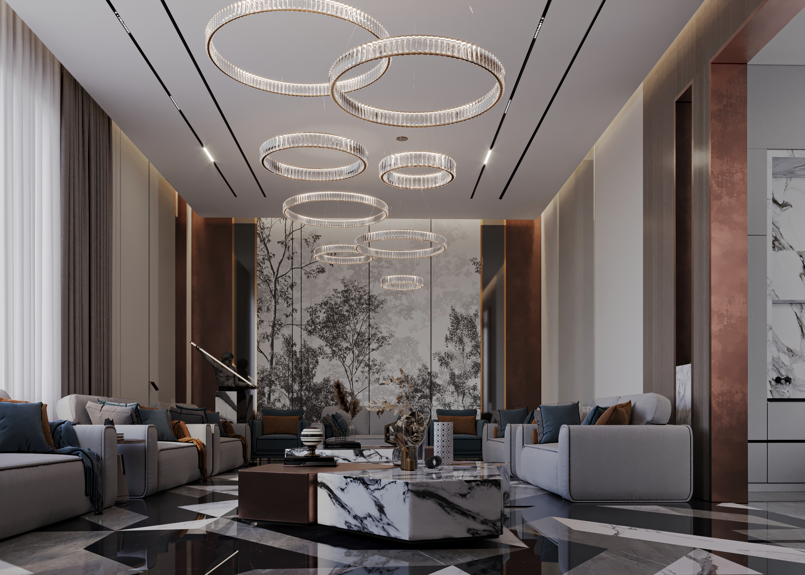 现代室内别墅丨Hassna Hassan-8