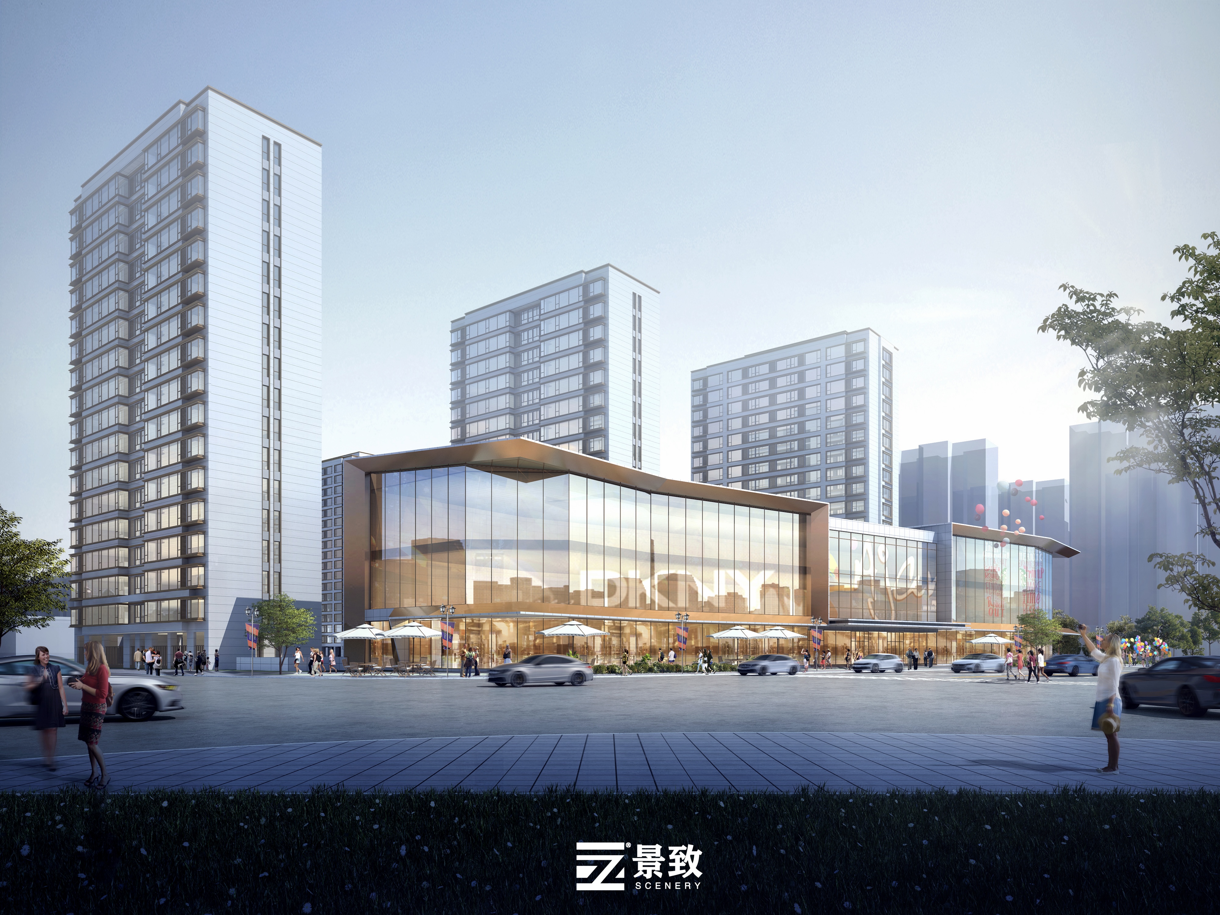 建筑设计效果图-市政设计效果图-0