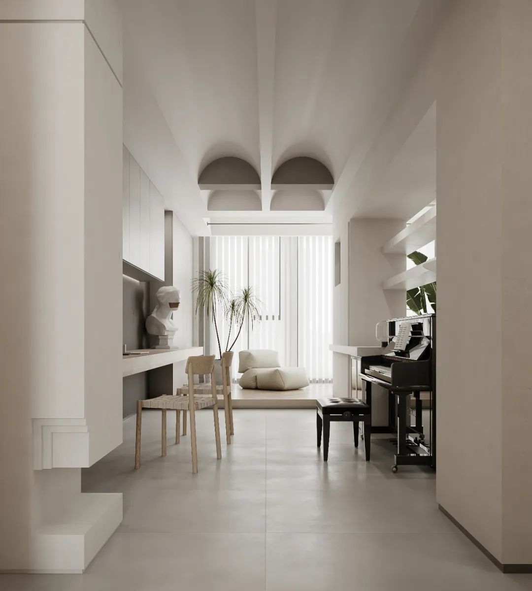 230㎡极简都市住宅丨中国长沙丨周笙笙全案设计工作室-25