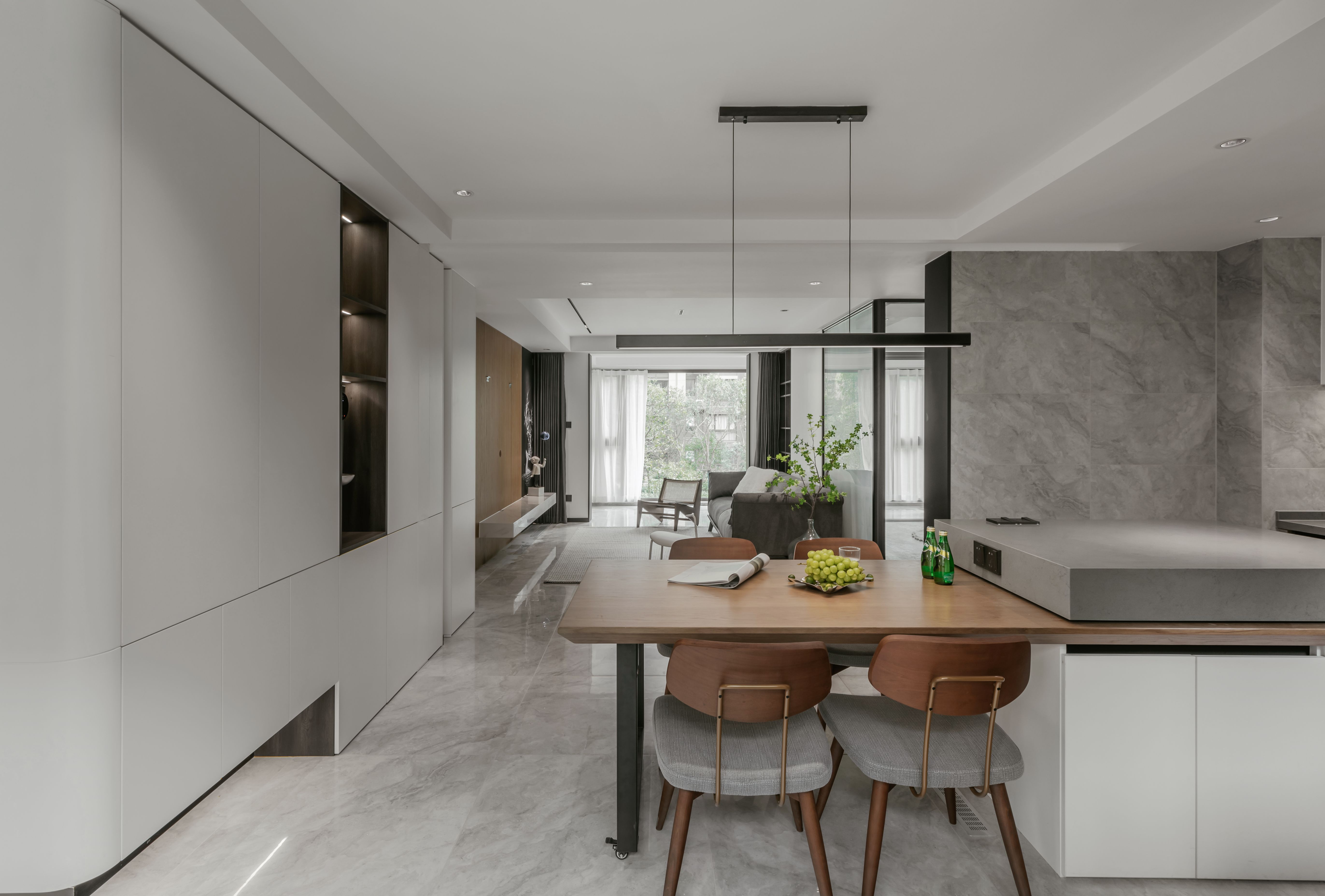 127㎡现代盐系住宅设计丨一道设计-16