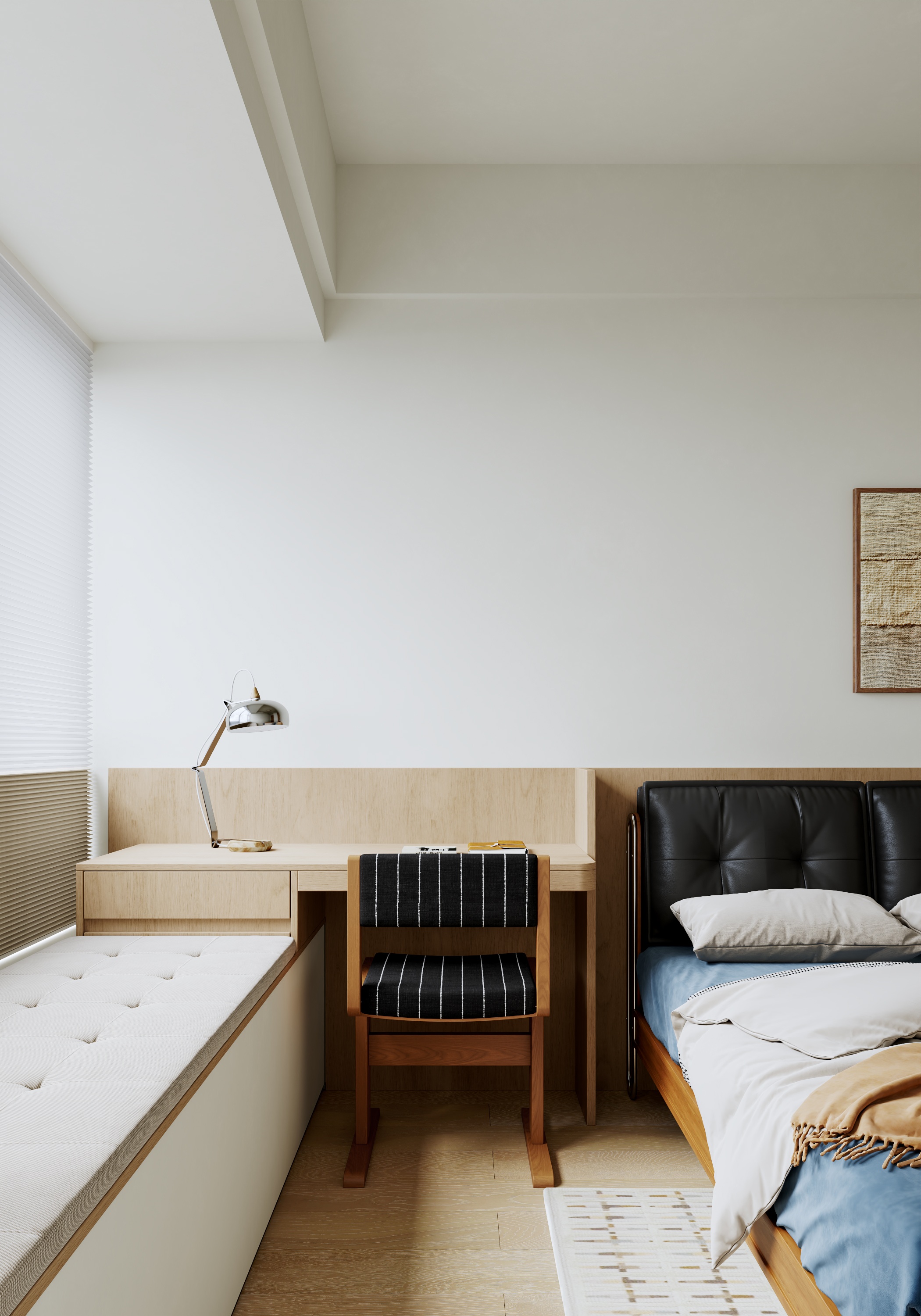 低饱和卧室｜住进阳光与肌理的缝隙里-6