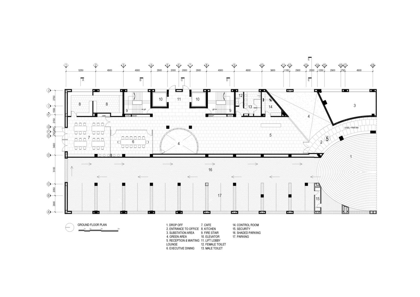 孟加拉道路和公路部外国援助项目办公楼丨框架建筑师-30